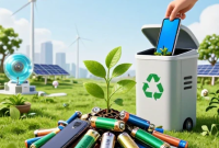 محیط زیست و موبایل؛ کمپین جدید برای بازیافت باتری‌های لیتیومی